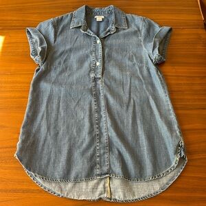 J. Crew Chambray Top XS